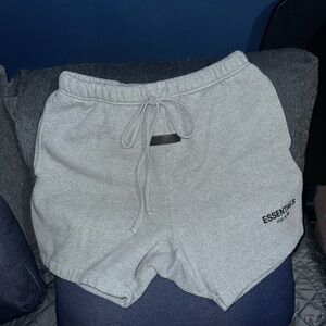 Essentials Gray Sweat Shorts